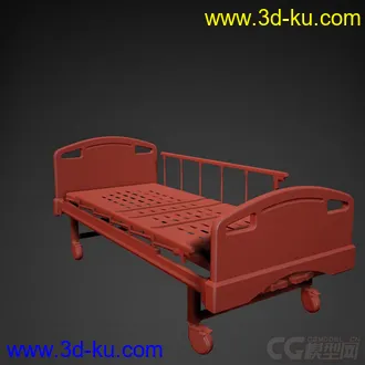 3D打印模型医用床位的图片