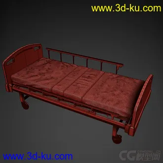 3D打印模型医用床位的图片