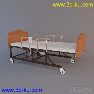 3D打印模型医用床位的图片