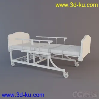 3D打印模型医用床位的图片