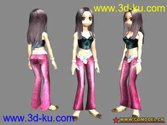 3D打印模型劲舞团MM的图片