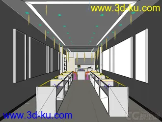 3D打印模型手机店铺 手机铺子的图片