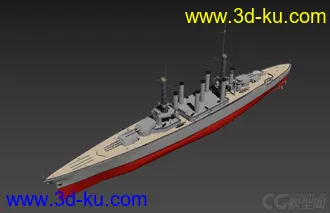 3D打印模型美国海军 列克星敦级战列巡洋舰的图片