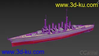 3D打印模型美国海军 列克星敦级战列巡洋舰的图片