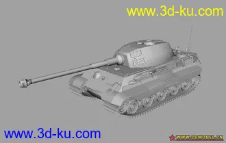 3D打印模型老式的坦克，顺便求教问题的图片