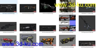 3D打印模型枪支合集的图片