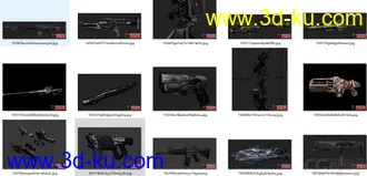 3D打印模型枪支合集的图片
