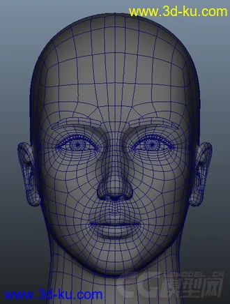 3D打印模型女人头像的图片