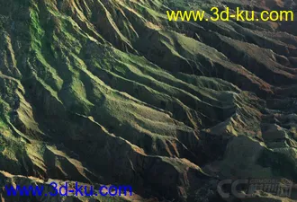 3D打印模型蓝天白云巍巍高山的图片