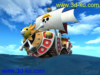 3D打印模型海贼王船 桑尼号的图片