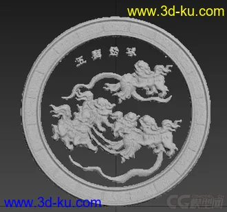 3D打印模型狮子的图片