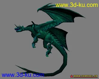 3D打印模型西方龙的图片