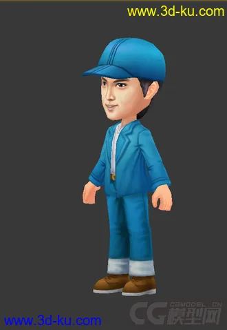 3D打印模型低模免费，男人的图片