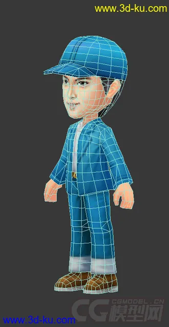 3D打印模型低模免费，男人的图片