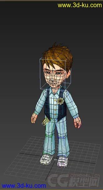 3D打印模型低模免费，男生的图片