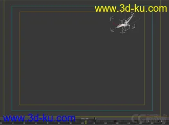 3D打印模型天鹅（仙鹤）远处飞来落在地上-有骨骼有动画的图片