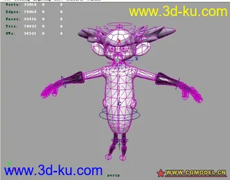3D打印模型疯博士··带绑定的图片
