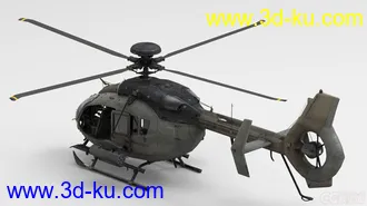 3D打印模型EC-635武装直升机的图片