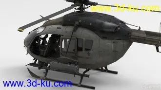 3D打印模型EC-635武装直升机的图片