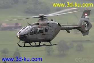 3D打印模型EC-635武装直升机的图片