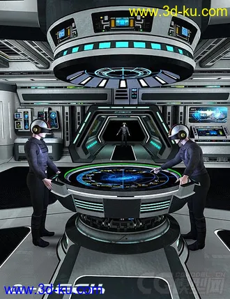 3D打印模型免费精彩的科幻系列之—飞机指挥中心，指挥室，宇宙飞船控的图片