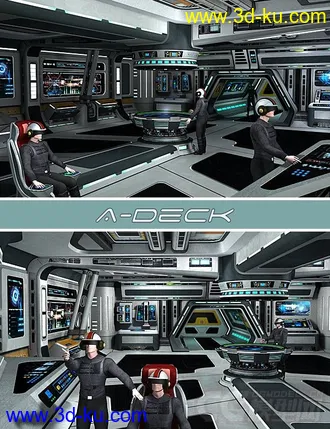 3D打印模型免费精彩的科幻系列之—飞机指挥中心，指挥室，宇宙飞船控的图片