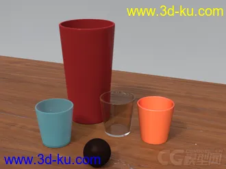 3D打印模型塑料杯子的图片