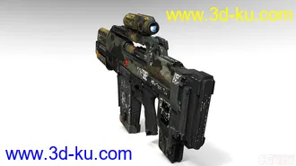 3D打印模型M41A Pulse Rifle脉冲枪的图片