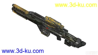 3D打印模型M41A Pulse Rifle脉冲枪的图片
