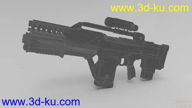 M41A Pulse Rifle脉冲枪模型的图片6