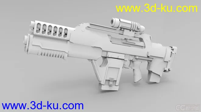 M41A Pulse Rifle脉冲枪模型的图片7