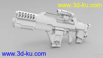 3D打印模型M41A Pulse Rifle脉冲枪的图片