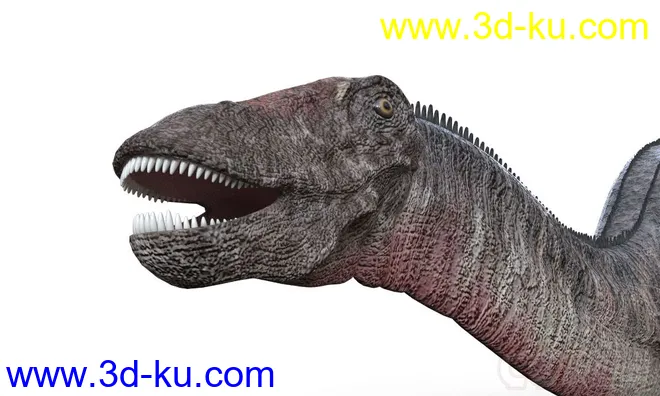 免费高清带绑定贴图的棘龙,Spinosaurus,帆棘龙,棘背龙恐龙,恐龙模型的图片4