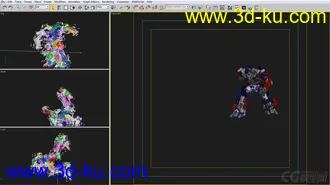 3D打印模型擎天柱 变形精钢 超级变身 大黄蜂的图片