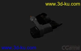 3D打印模型压缩客气钉子气枪的图片
