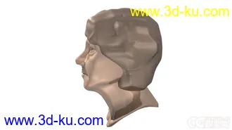 3D打印模型人头铜像的图片