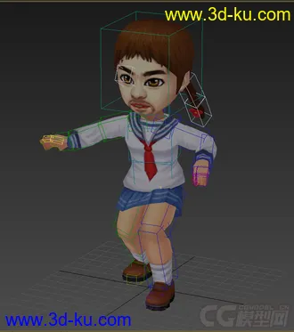 3D打印模型如花，低模免费，Q版的图片