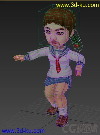 3D打印模型如花，低模免费，Q版的图片