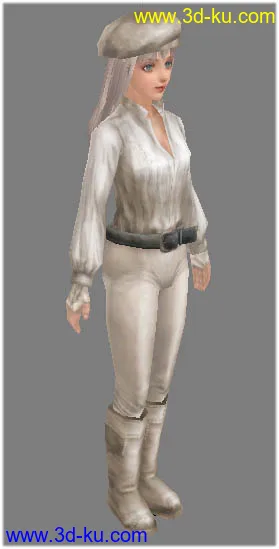 3D打印模型[MAX7]大航海时代OL女性角色01的图片