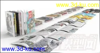 杂志3D模型大集合,要的拿走！！！！！！的图片