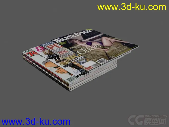杂志3D模型大集合,要的拿走！！！！！！的图片1