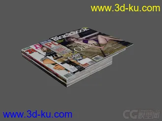 杂志3D模型大集合,要的拿走！！！！！！的图片
