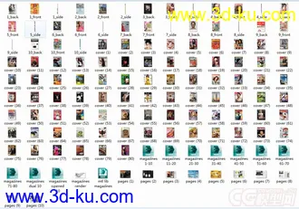 杂志3D模型大集合,要的拿走！！！！！！的图片
