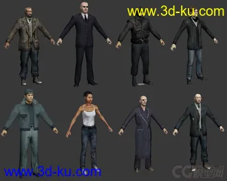 马克斯.佩恩MAX模型加贴图(全)的图片