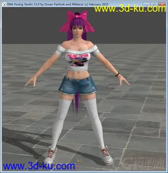 3D打印模型银兽学园女主角的图片