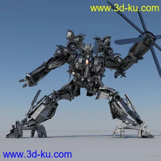 3D打印模型免费机器人变形金刚的图片