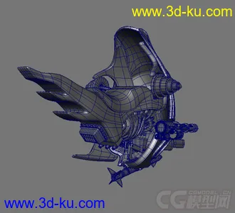 3D打印模型飞行摩托的图片