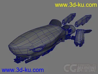 3D打印模型飞行摩托的图片