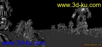 3D打印模型变形金刚全班人马的图片