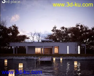 Evermotion渲染比赛获奖作品（场景模型）三套-套数-水-建筑的图片